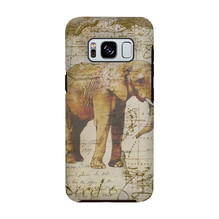 Galaxy S8 StrongFit African Elephant by Andrea Haase
