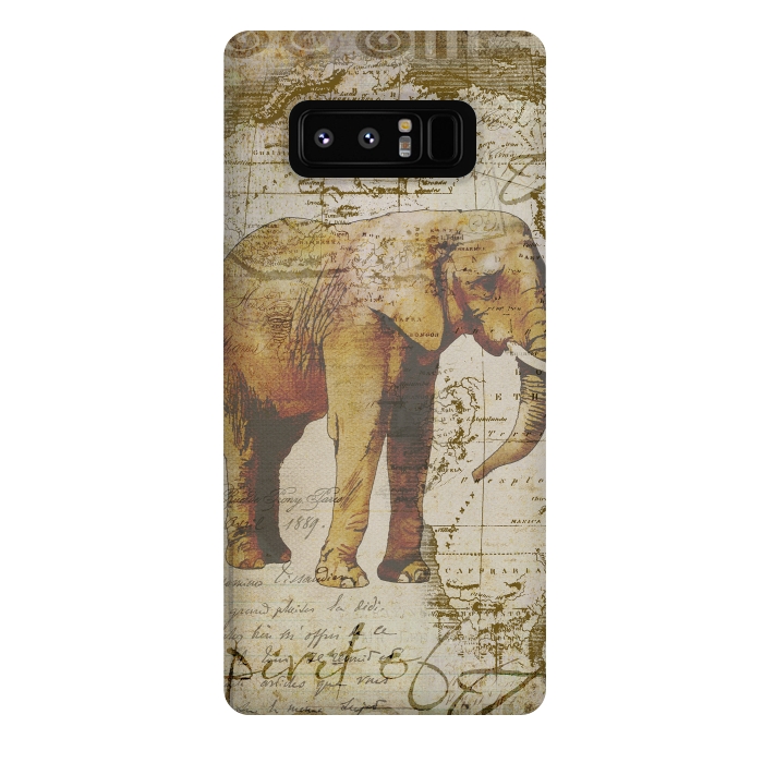 Galaxy Note 8 StrongFit African Elephant by Andrea Haase