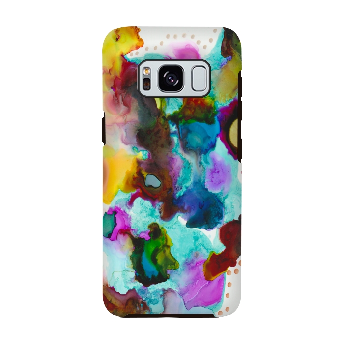 Galaxy S8 StrongFit Alcohol ink 4 by haroulita