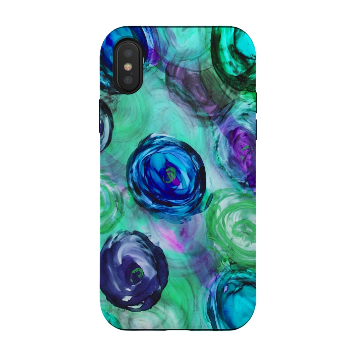iPhone Xs / X StrongFit Alcohol ink 6 by haroulita