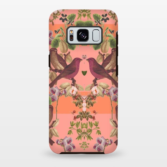 Galaxy S8 plus StrongFit Vintage Botanic (Pink) by Zala Farah