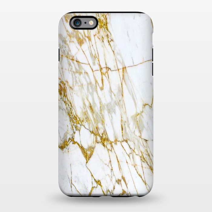 iPhone 6/6s plus StrongFit white gold marble by haroulita