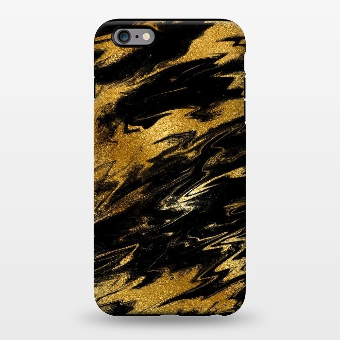 iPhone 6/6s plus StrongFit Black and Gold Marble by  Utart