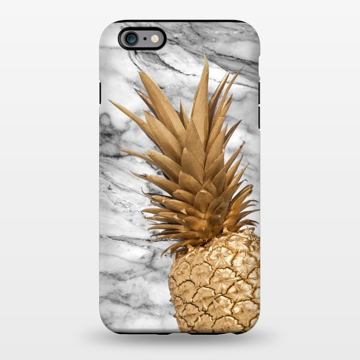 iPhone 6/6s plus StrongFit Gold Pineapple on Marble by  Utart