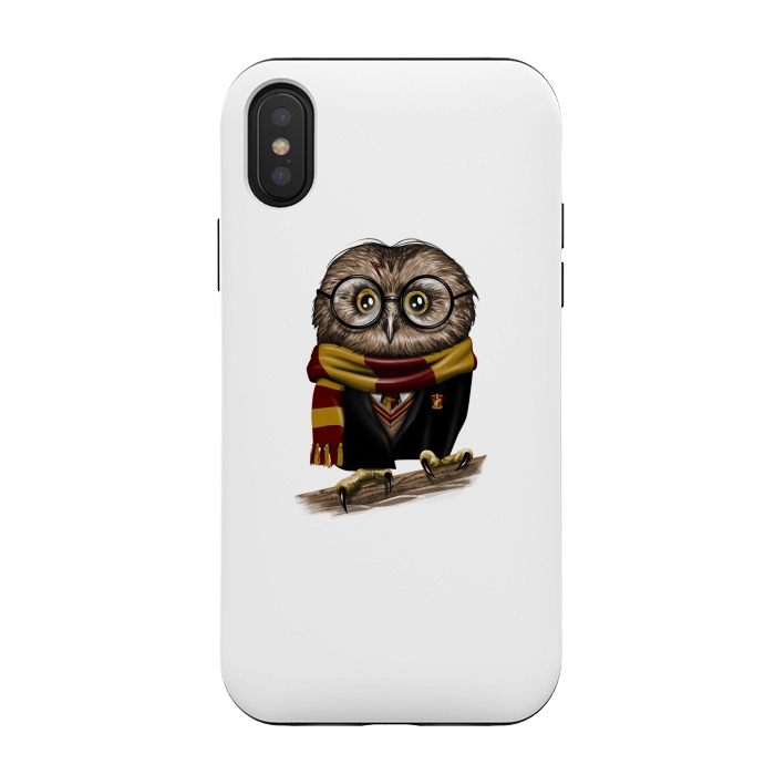 iPhone Xs / X StrongFit Owly Potter by Vincent Patrick Trinidad