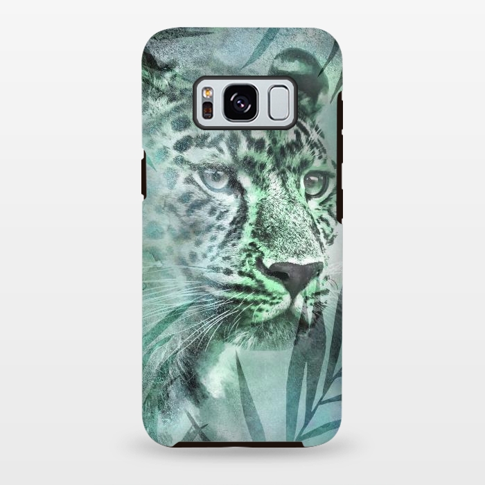 Galaxy S8 plus StrongFit Cheetah Green Jungle 2 by Andrea Haase