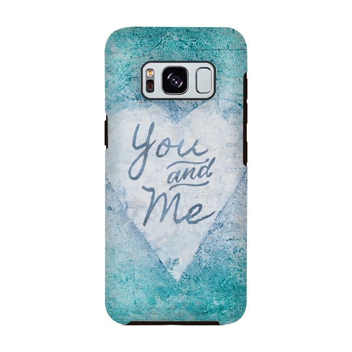 Galaxy S8 StrongFit You And Me Love Heart by Andrea Haase