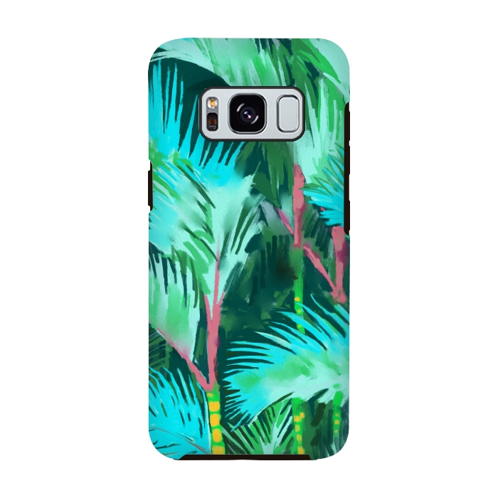 Galaxy S8 StrongFit Palm Forest by Uma Prabhakar Gokhale