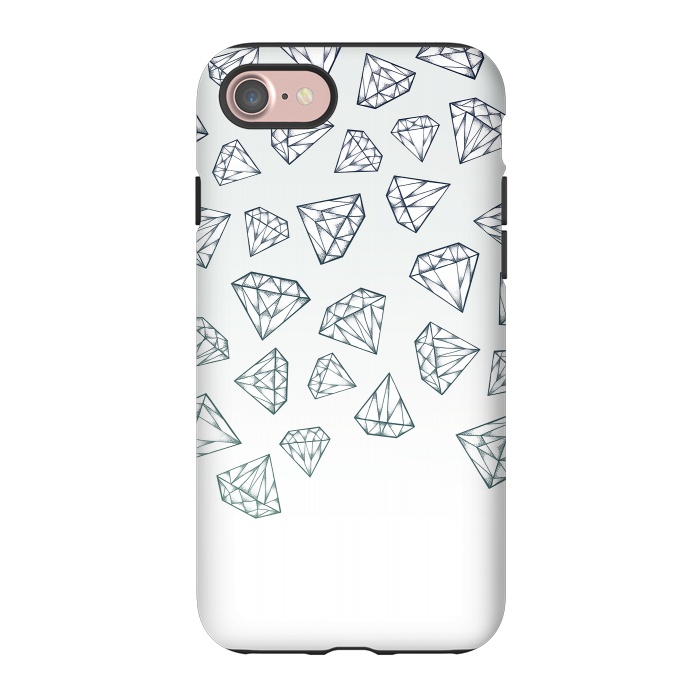 iPhone 7 StrongFit Diamond Shower by Barlena