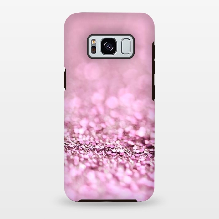 Galaxy S8 plus StrongFit Rose Gold Blush Glitter by  Utart
