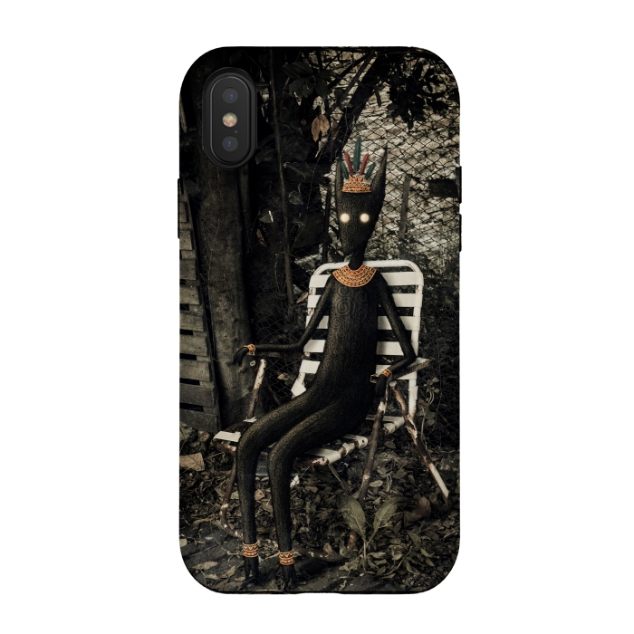 iPhone Xs / X StrongFit Enjoy the silence by Laura Nagel