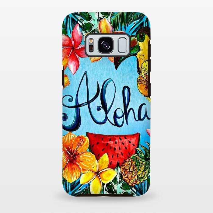 Galaxy S8 plus StrongFit Aloha Tropical Fruits by  Utart