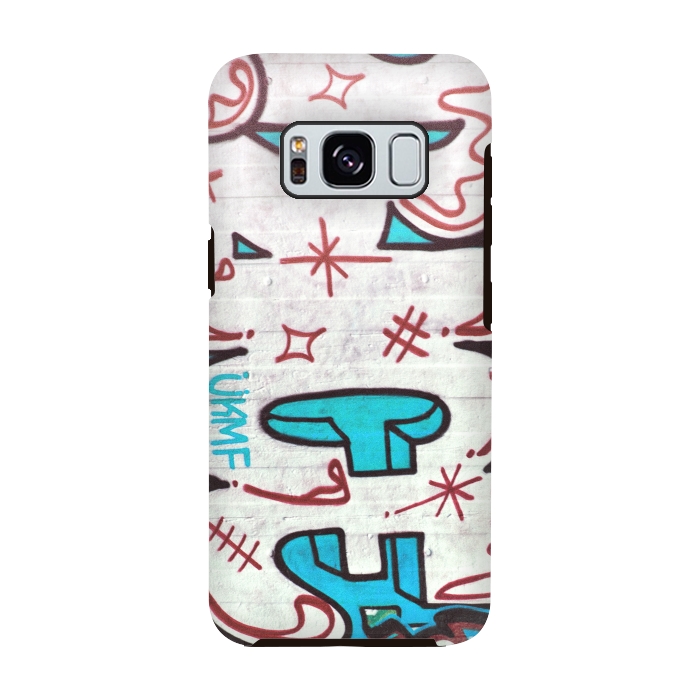Galaxy S8 StrongFit Spray Paint Grafitti Tag by Andrea Haase