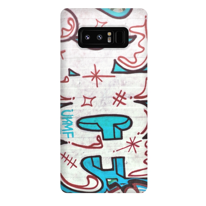 Galaxy Note 8 StrongFit Spray Paint Grafitti Tag by Andrea Haase