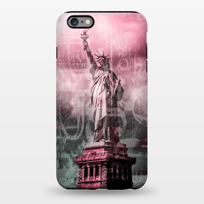iPhone 6/6s plus StrongFit Statue Of Liberty Mixed Media Art by Andrea Haase