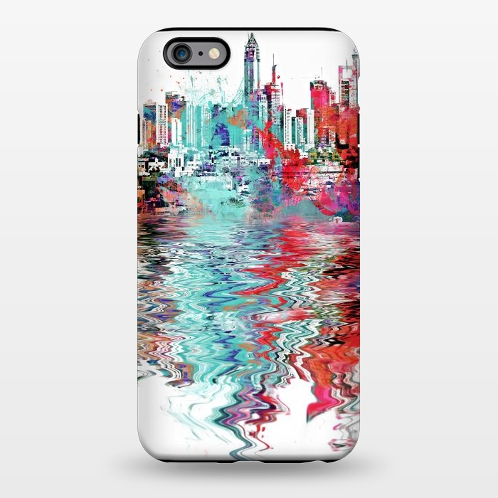 iPhone 6/6s plus StrongFit Surreal City Skyline by Andrea Haase