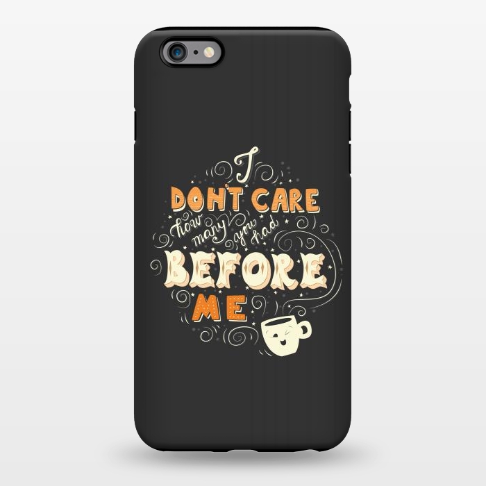 iPhone 6/6s plus StrongFit Coffee typography funny design by Jelena Obradovic