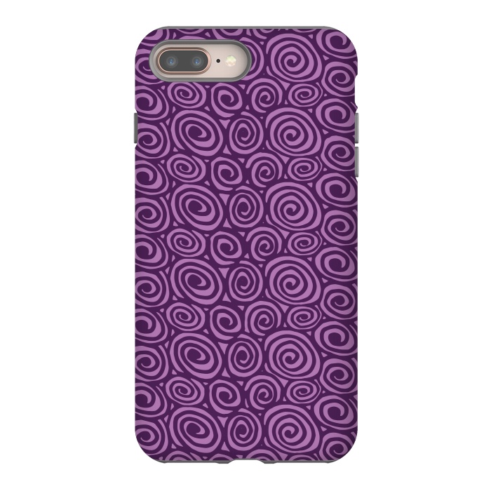 iPhone 7 plus StrongFit Spiral pattern by Laura Nagel