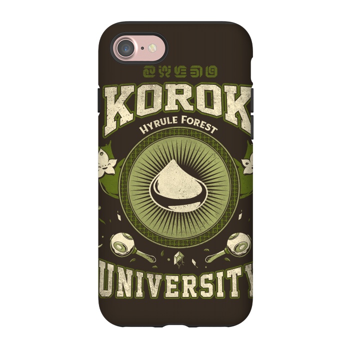 iPhone 7 StrongFit Korok University by Ilustrata