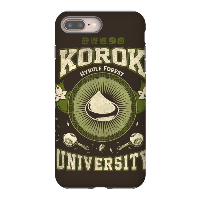 iPhone 7 plus StrongFit Korok University by Ilustrata