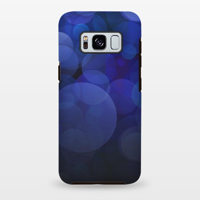 Galaxy S8 plus StrongFit Magical Blue Bokeh Lights by Andrea Haase