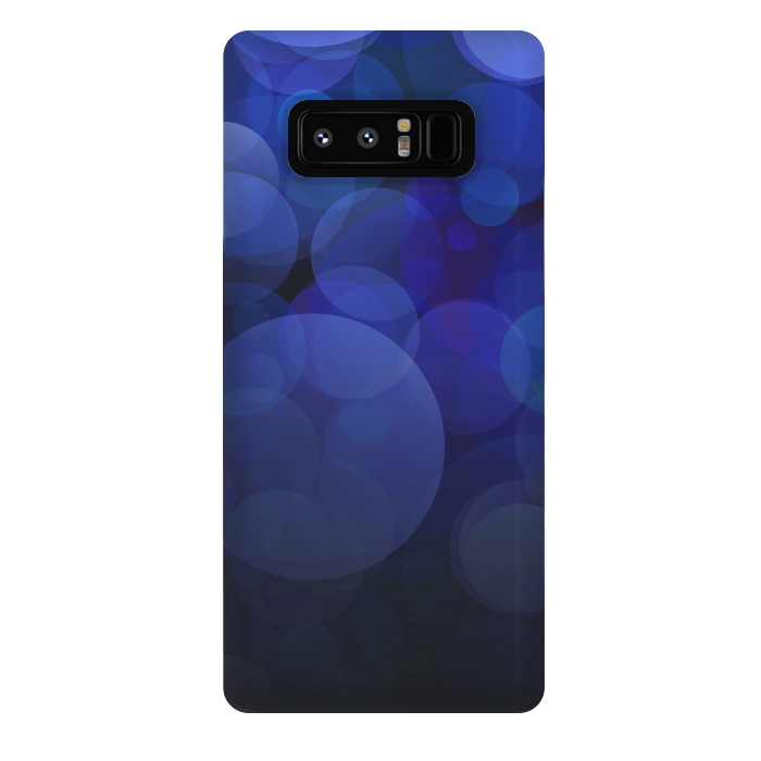 Galaxy Note 8 StrongFit Magical Blue Bokeh Lights by Andrea Haase