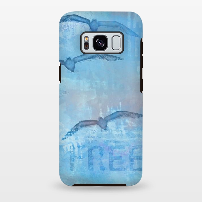 Galaxy S8 plus StrongFit Free Like A Bird Art Illustration by Andrea Haase