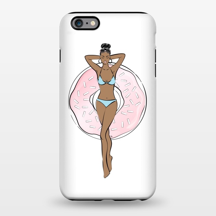iPhone 6/6s plus StrongFit Summer time relax Dark skin by Martina