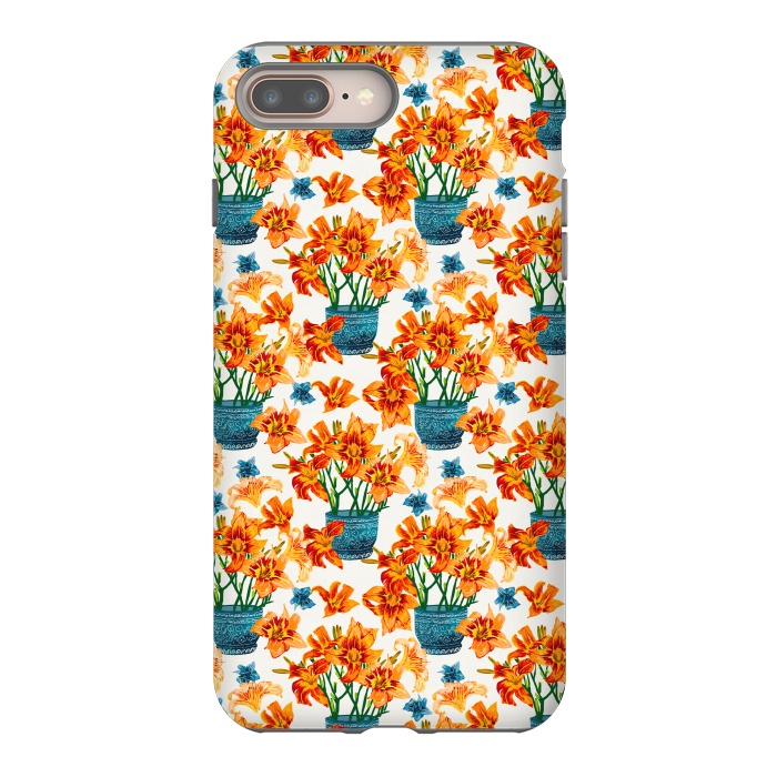 iPhone 7 plus StrongFit Lily Blossom by Uma Prabhakar Gokhale