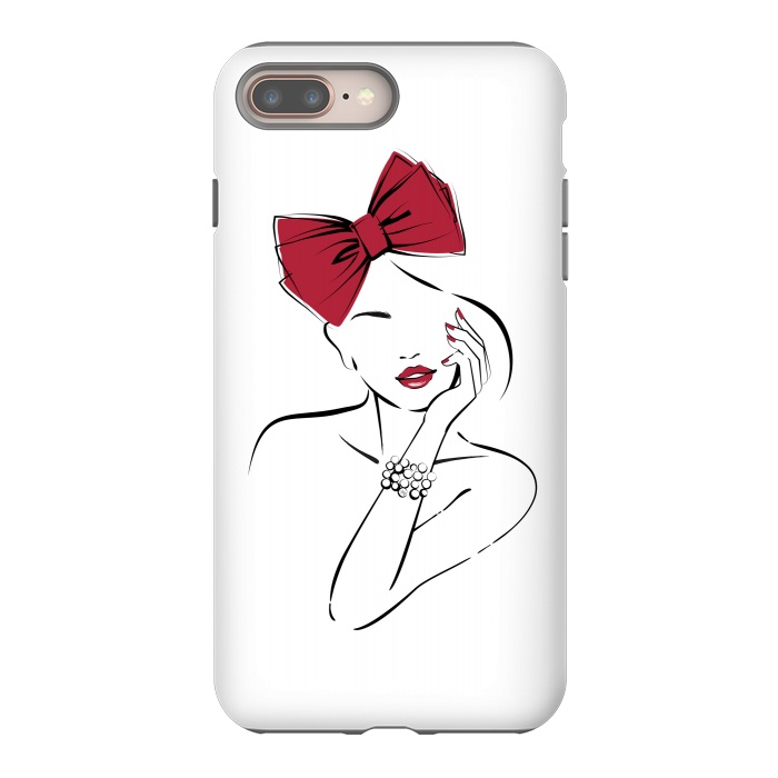 iPhone 7 plus Cases Girl with by Martina