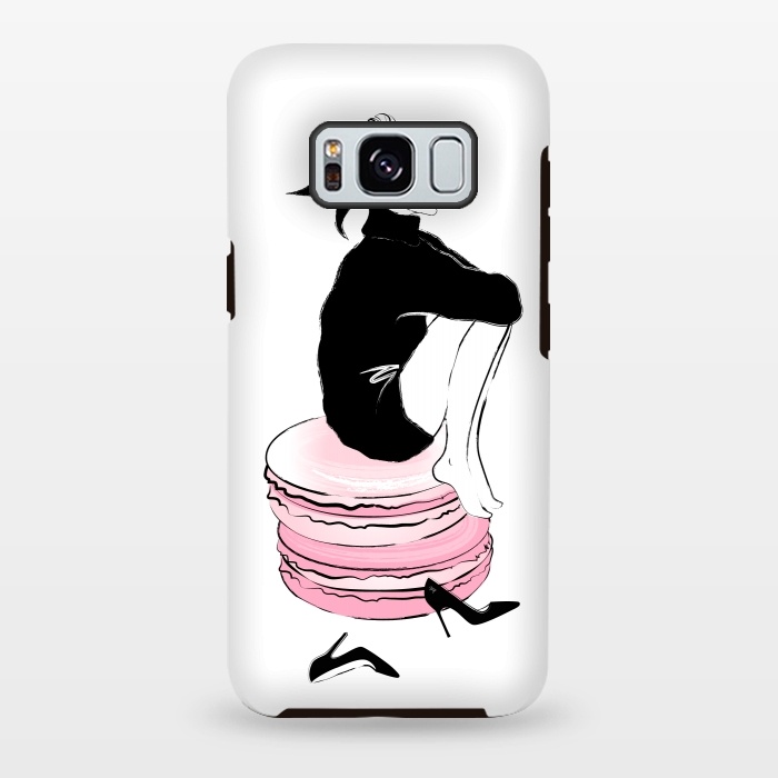 Galaxy S8 plus StrongFit Elegant Macaron Girl by Martina