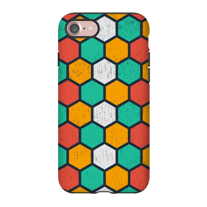 iPhone 7 StrongFit hexagonal tiles by TMSarts