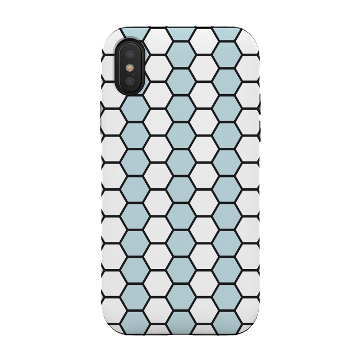 iPhone Xs / X StrongFit Honeycomb Mosaic  by TMSarts