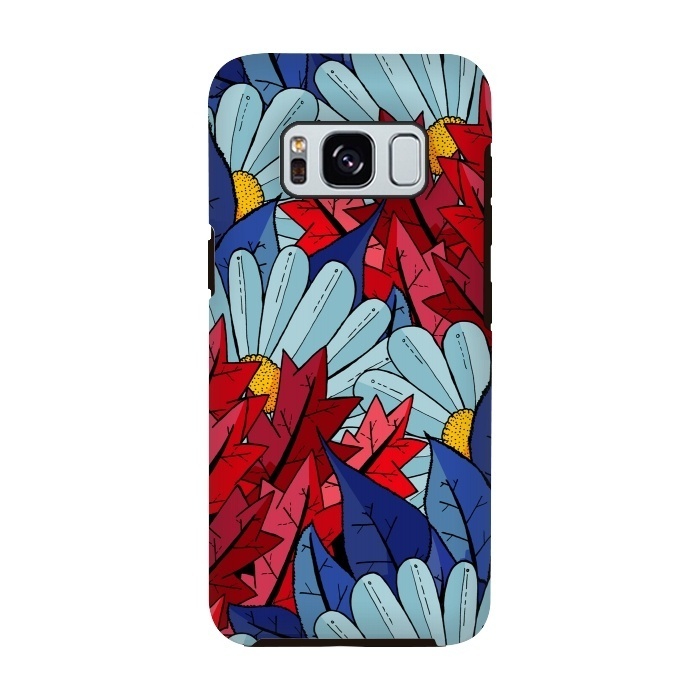 Galaxy S8 StrongFit The flowers and the leaves by Steve Wade (Swade)