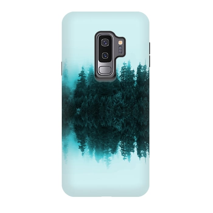 Galaxy S9 plus StrongFit Cloudy Forest by Creativeaxle