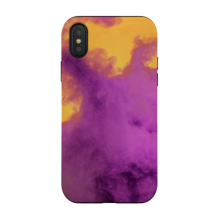 iPhone Xs / X StrongFit Ultraviolet Smoke by Gringoface Designs