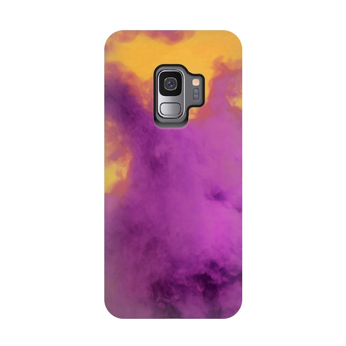 Galaxy S9 StrongFit Ultraviolet Smoke by Gringoface Designs
