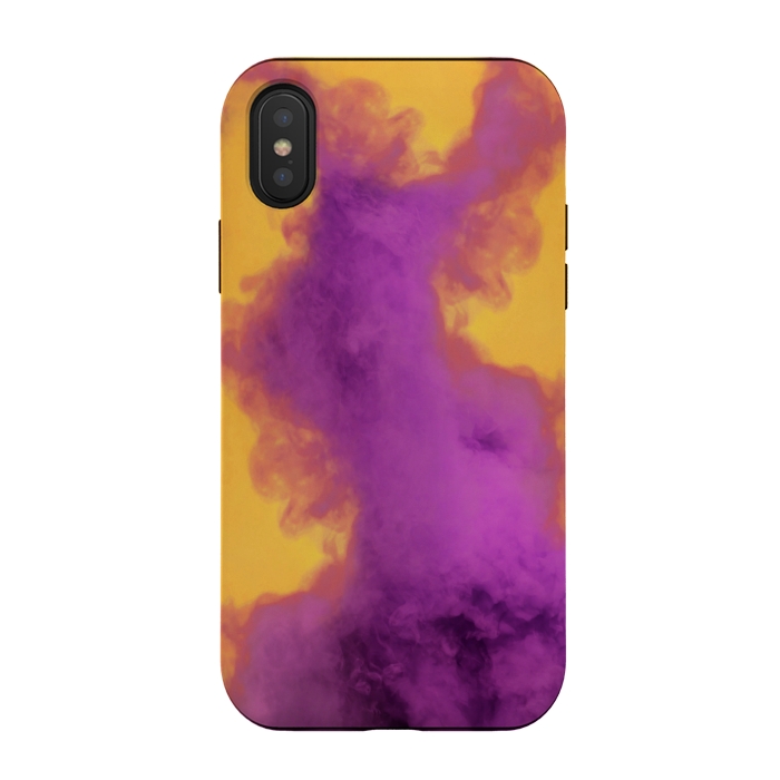 iPhone Xs / X StrongFit Ultraviolet Fumes by Gringoface Designs
