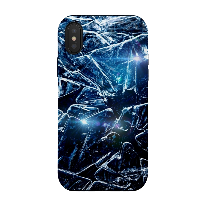 iPhone Xs / X StrongFit Cracked Ice by Gringoface Designs