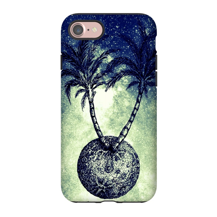 iPhone 7 StrongFit Paradise is on the Moon by Gringoface Designs