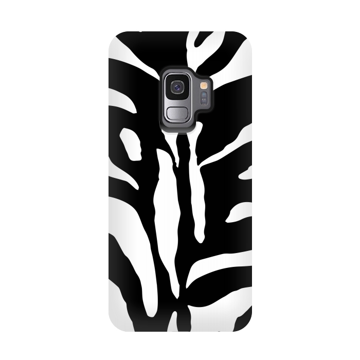 Galaxy S9 StrongFit Black And White Zebra Print 2 by Andrea Haase