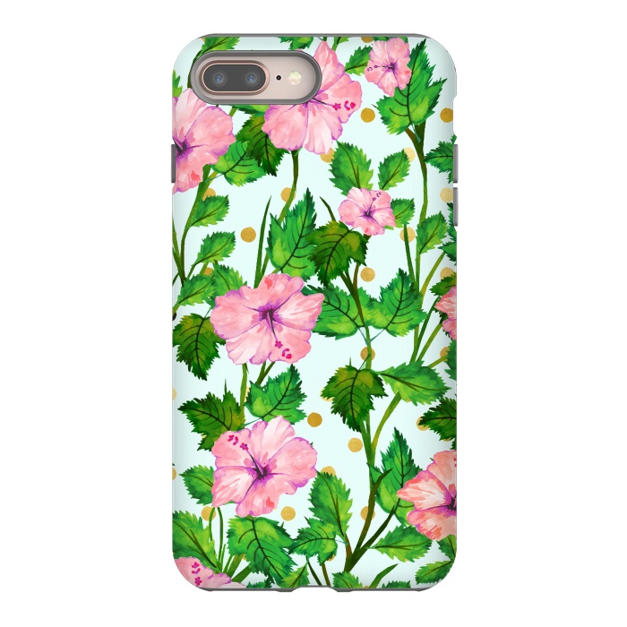 iPhone 7 plus StrongFit Blush Blossom by Uma Prabhakar Gokhale