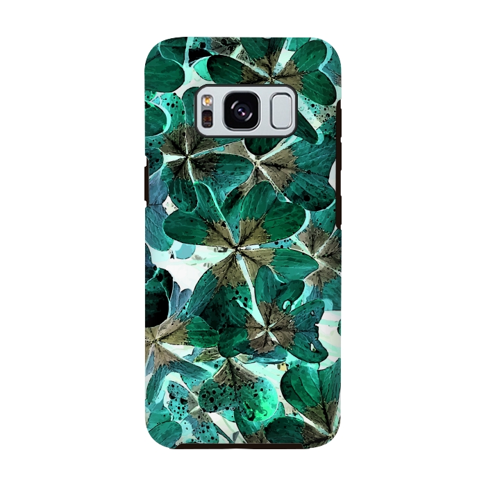 Galaxy S8 StrongFit Lucky Leaves v1 by Creativeaxle