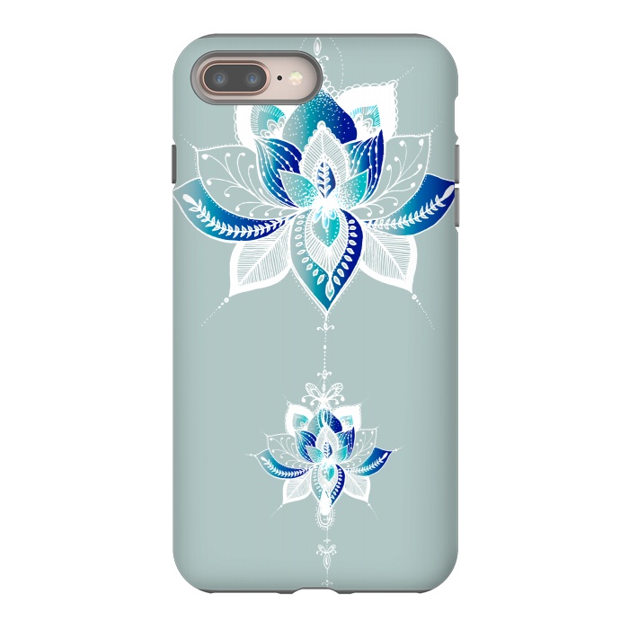 iPhone 7 plus StrongFit Saige Lotus Flower  by Rose Halsey