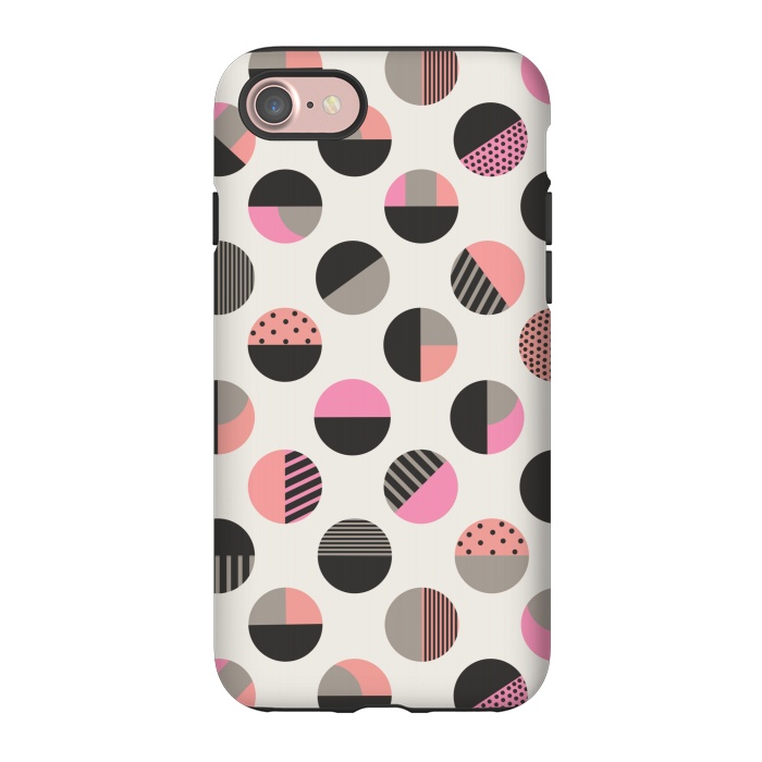 iPhone 7 StrongFit Circles of geometric patterns by Mmartabc