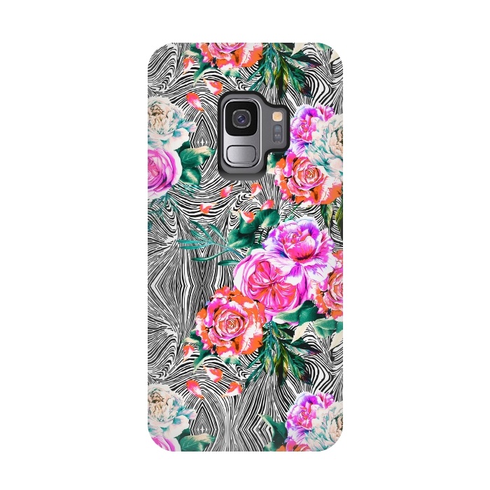 Galaxy S9 StrongFit Flowery on linear mosaic by Mmartabc