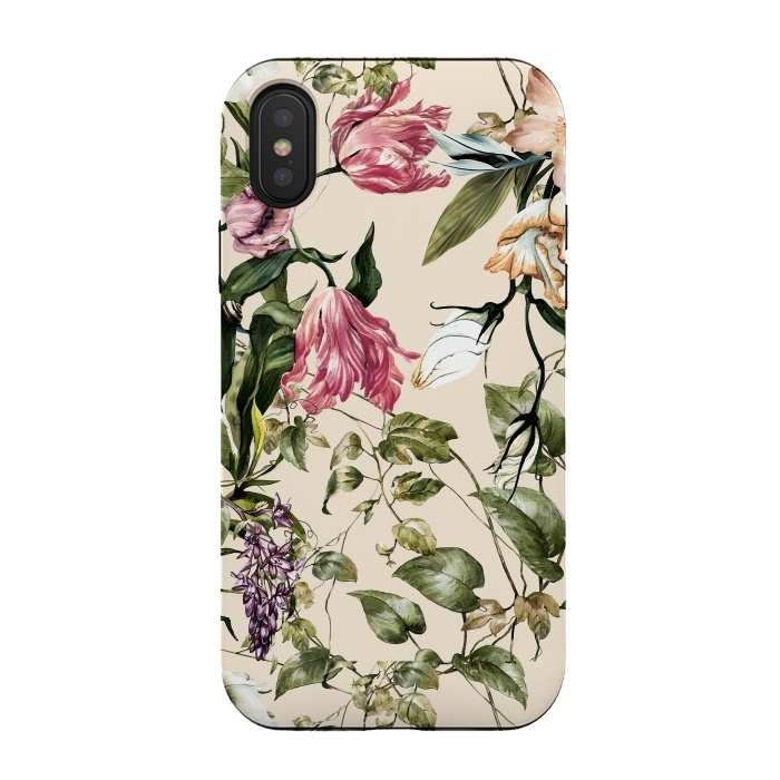 iPhone Xs / X StrongFit Detailed botanical garden by Mmartabc