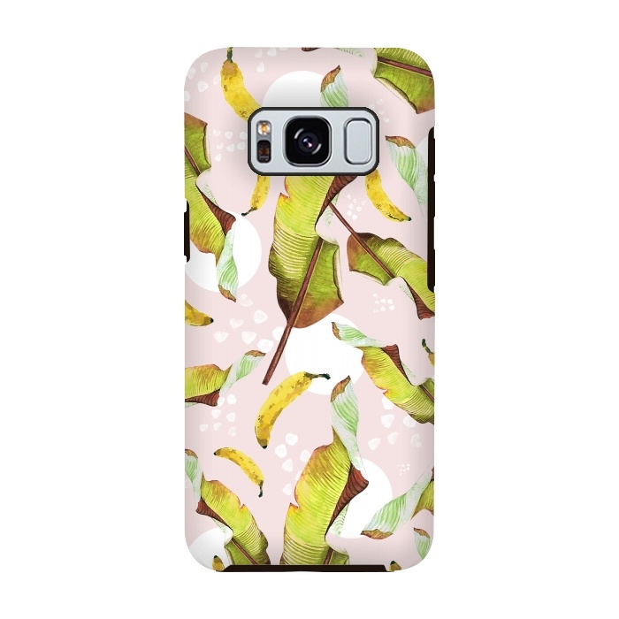 Galaxy S8 StrongFit Banana leaf and bananas by Mmartabc