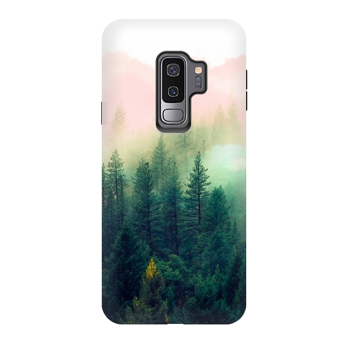 Galaxy S9 plus StrongFit Mountain landscape painting  by Mmartabc