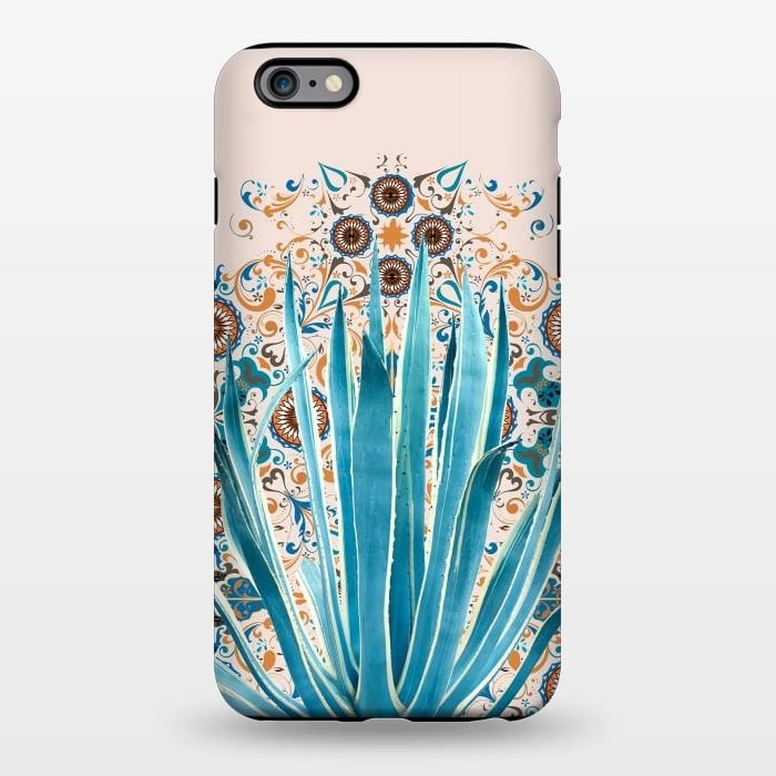 iPhone 6/6s plus StrongFit Cactus and Moroccan tiles  by Mmartabc